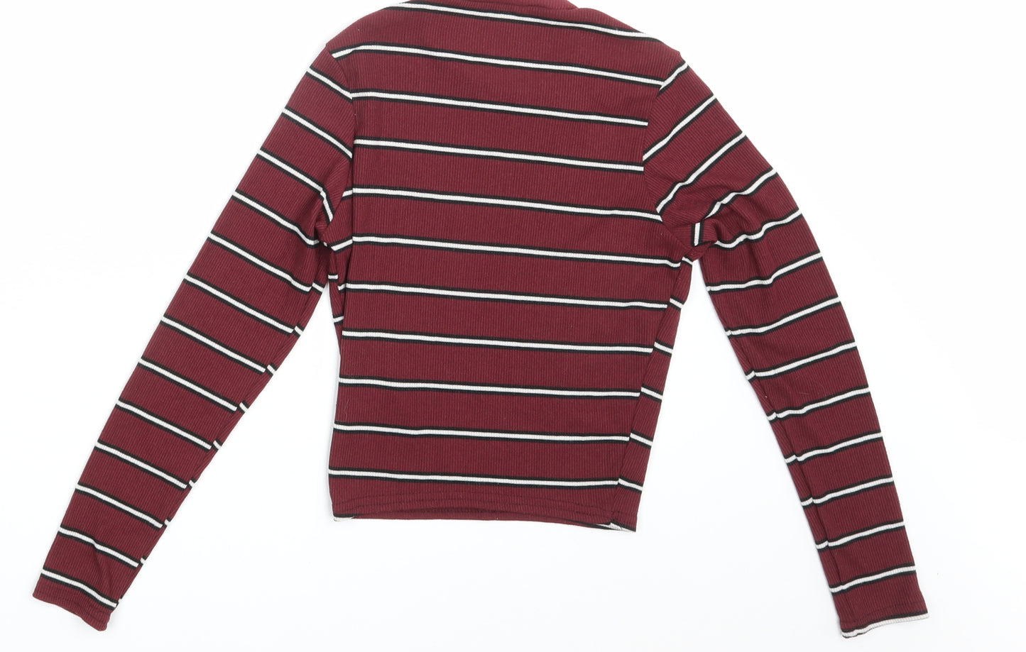 New Look Girls Purple Striped  Pullover Sweatshirt Size 12-13 Years