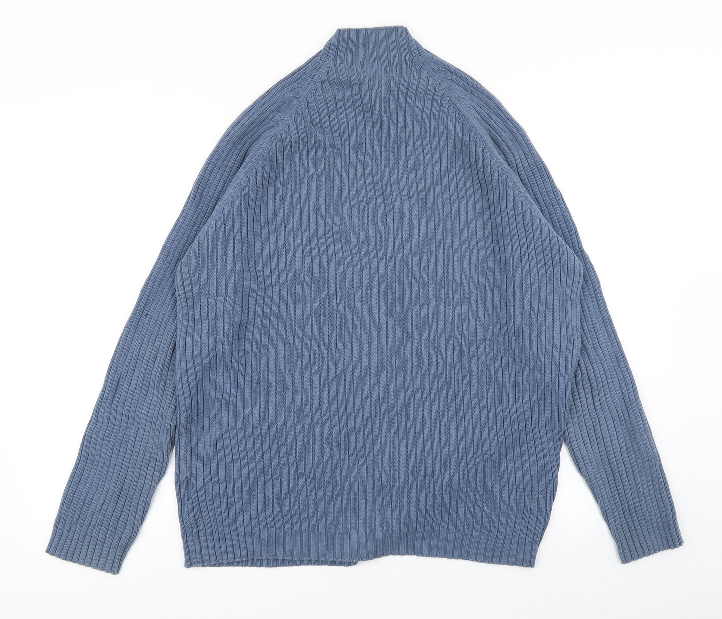 Linea Mens Blue  Knit Pullover Jumper Size L