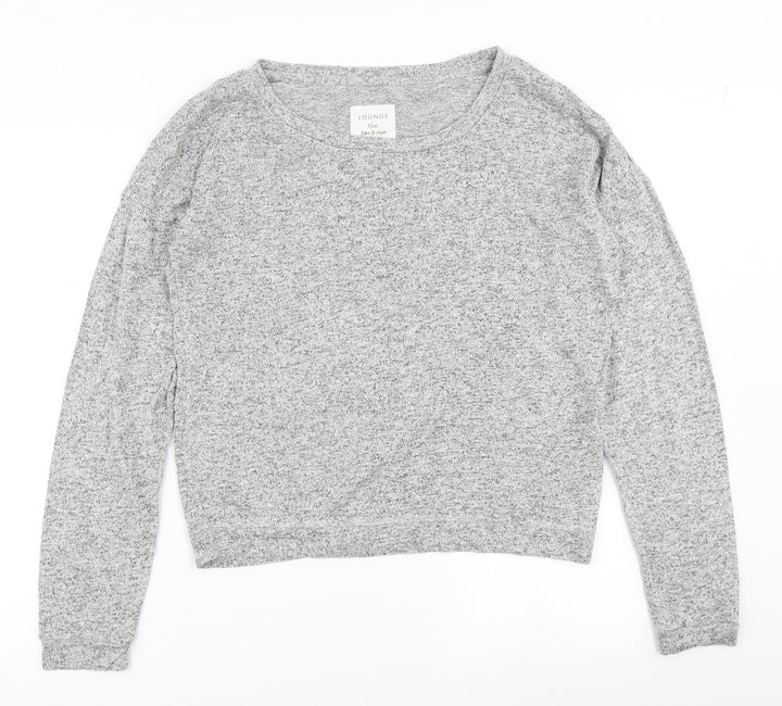 Boux Avenue Womens Grey Basic T-Shirt Size 10