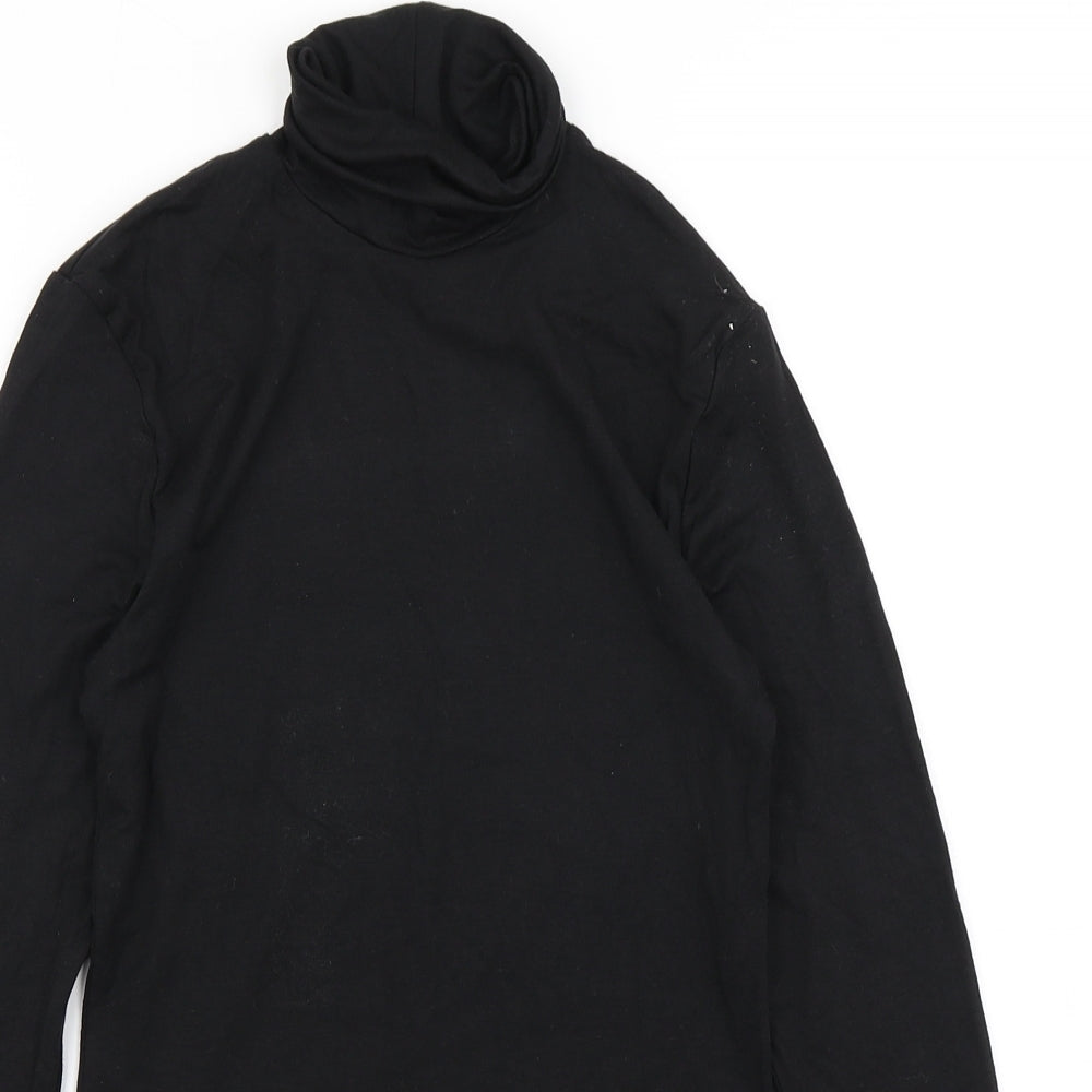 M&S Womens Black   Basic T-Shirt Size 12