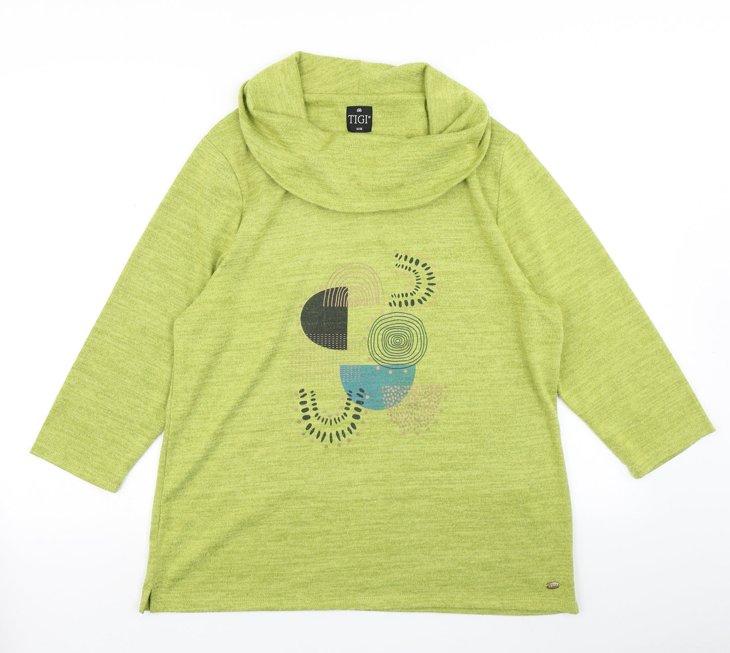 TIGI Womens Green   Pullover Jumper Size 14