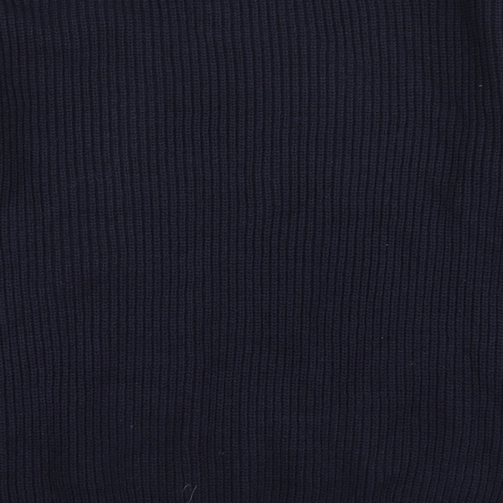 Papaya Womens Blue  Knit Pullover Jumper Size M