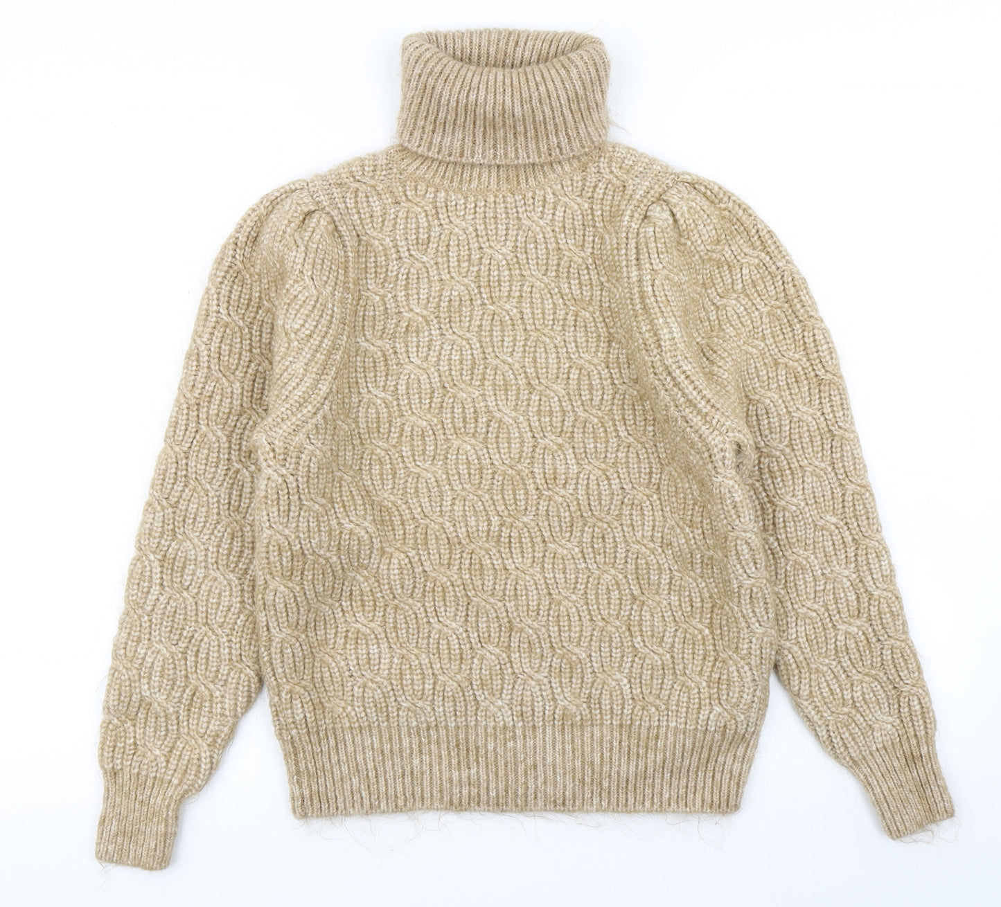 Primark Womens Brown  Knit Pullover Jumper Size S