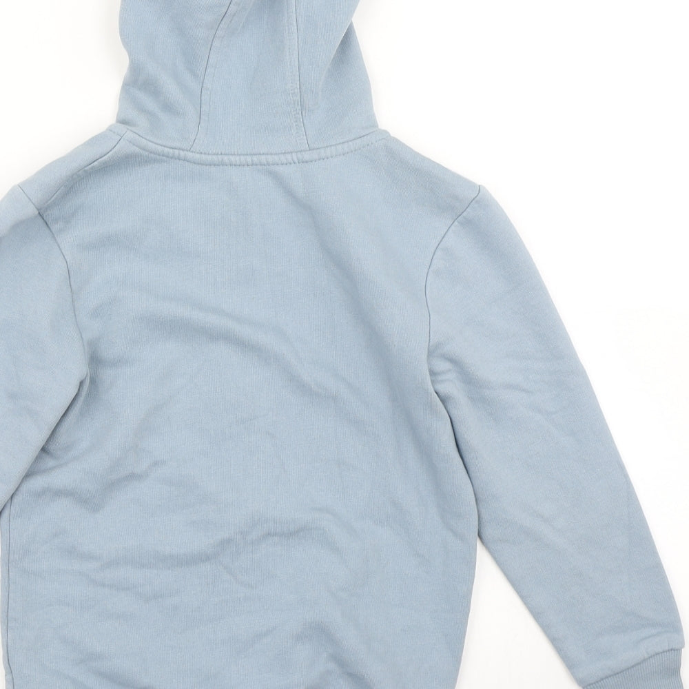 George Boys Blue   Full Zip Hoodie Size 6-7 Years