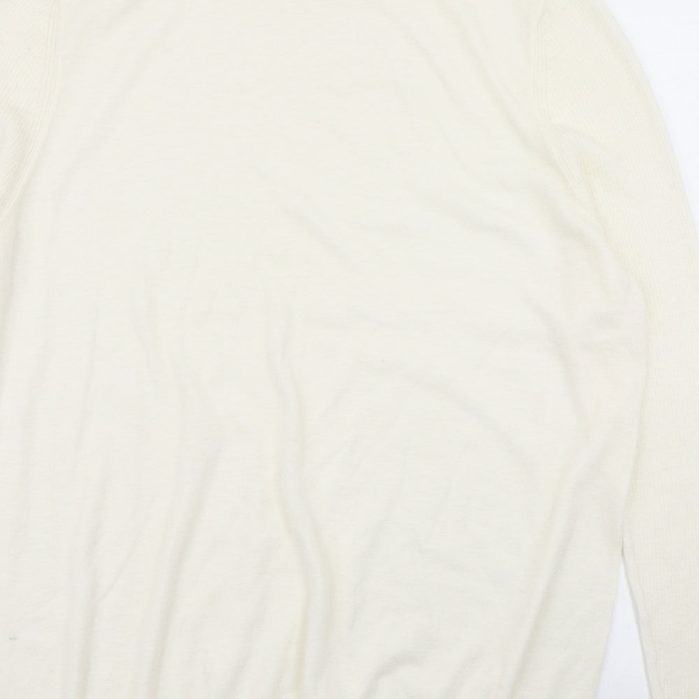 NEXT Womens White  Knit Pullover Jumper Size 20