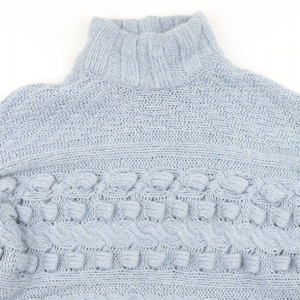 George Womens Blue  Knit Pullover Jumper Size M