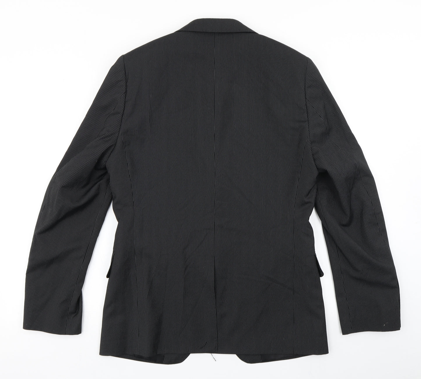 H&M Mens Black Striped  Jacket Blazer Size S
