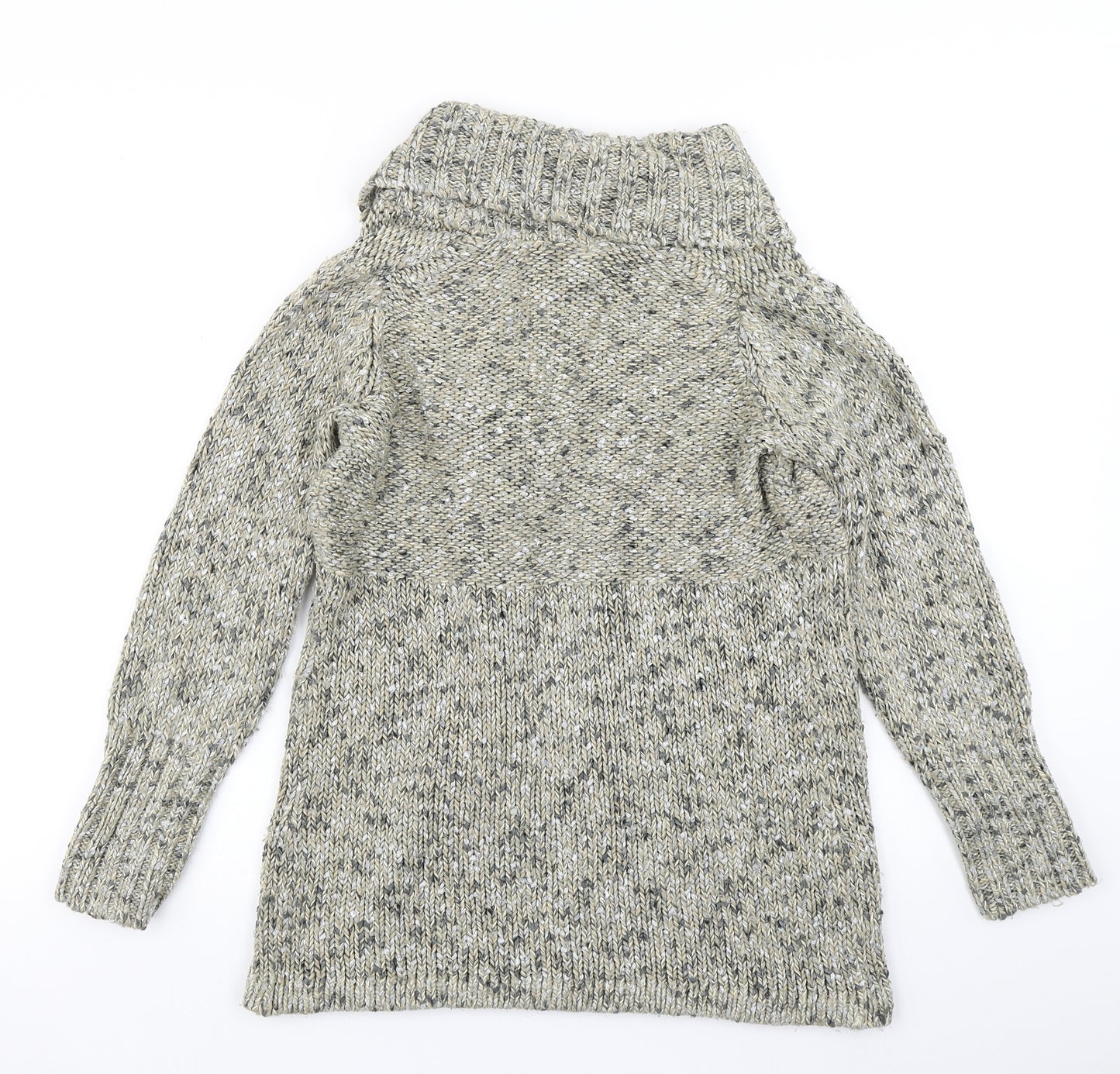 Marks & Spencer Womens Brown  Knit Cardigan Jumper Size 10