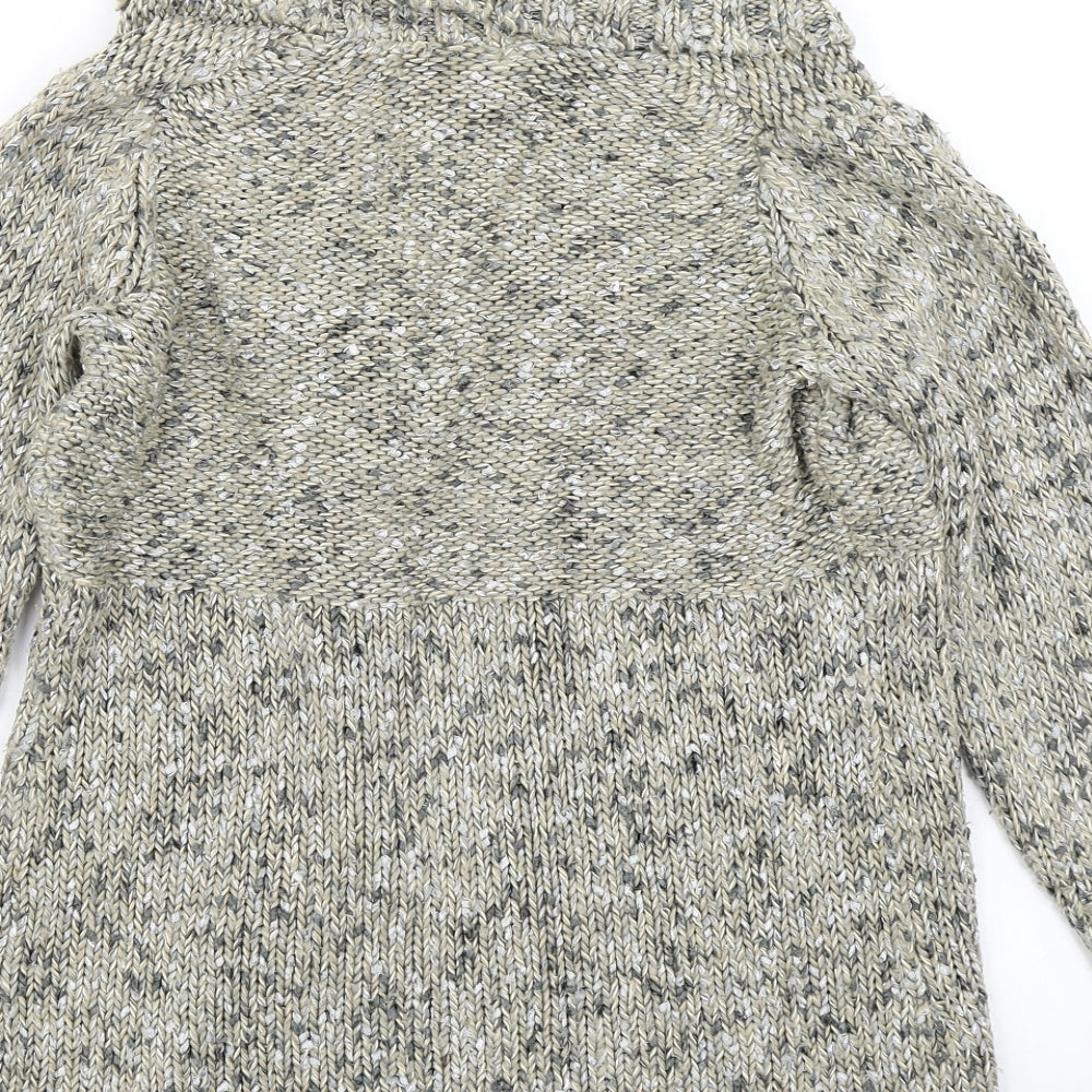 Marks & Spencer Womens Brown  Knit Cardigan Jumper Size 10