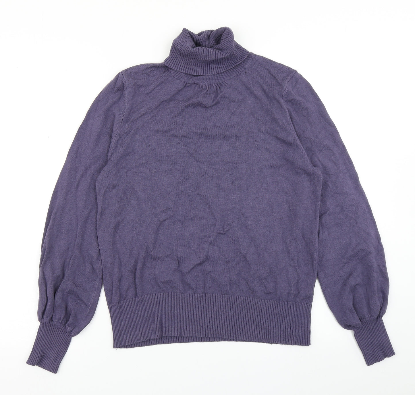 Marks & Spencer Womens Purple  Knit Pullover Jumper Size 14