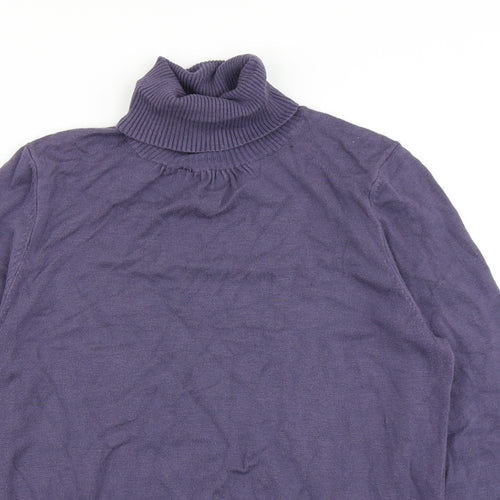 Marks & Spencer Womens Purple  Knit Pullover Jumper Size 14
