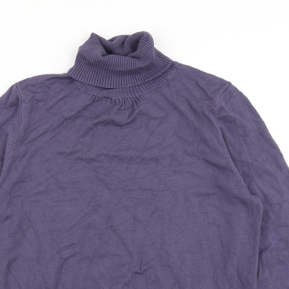 Marks & Spencer Womens Purple  Knit Pullover Jumper Size 14