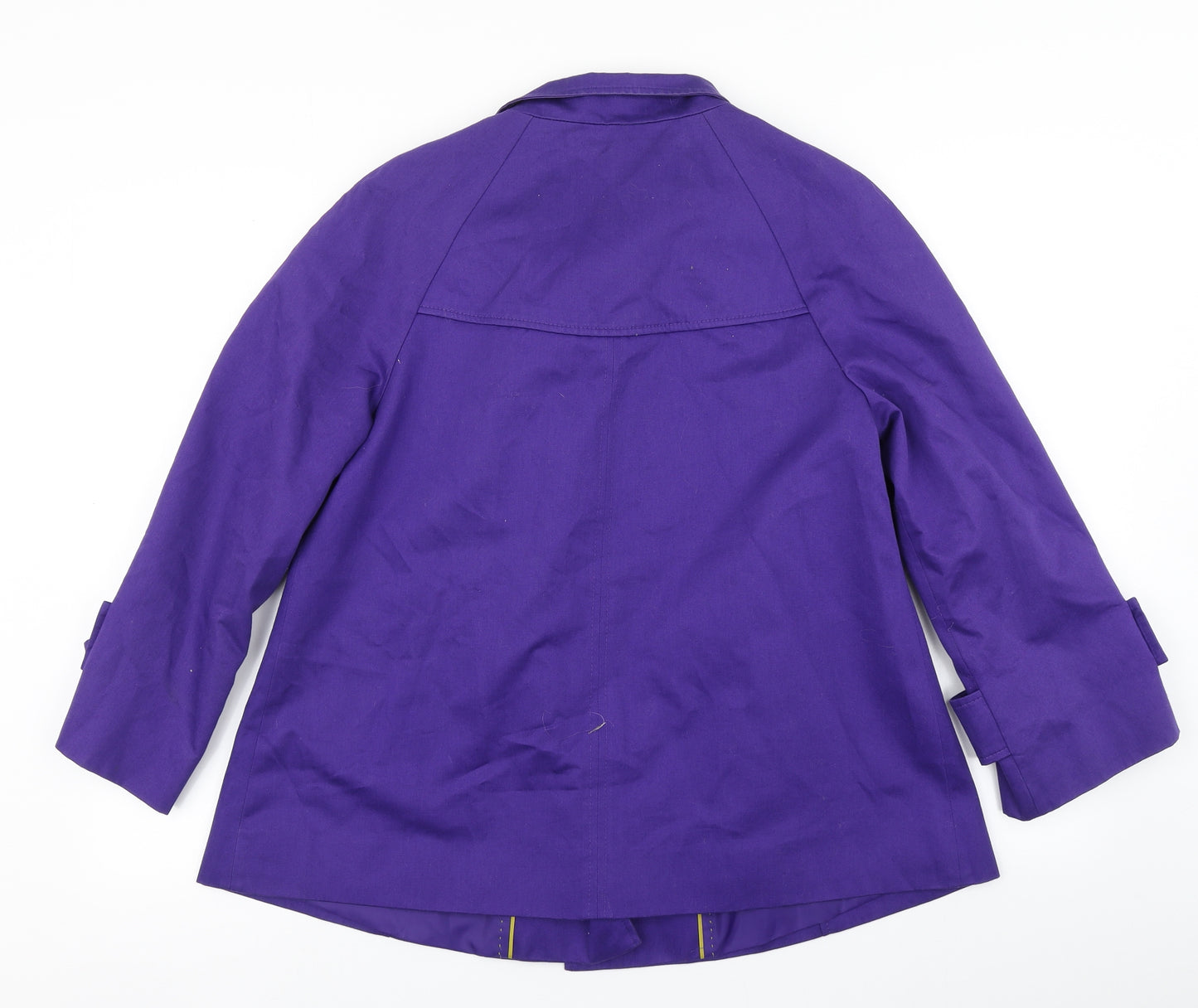 Marks & Spencer Womens Purple   Overcoat Coat Size 12