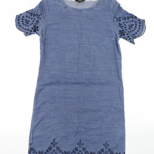 NEXT Womens Blue  Denim A-Line  Size 6