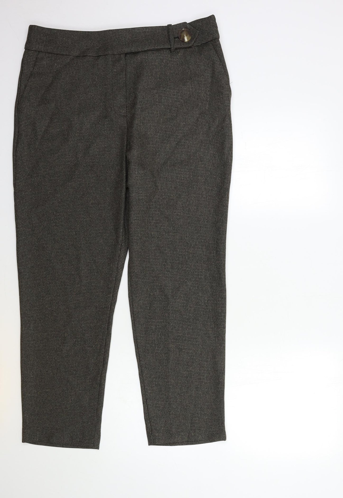 TU Womens Brown   Trousers  Size 16 L28 in