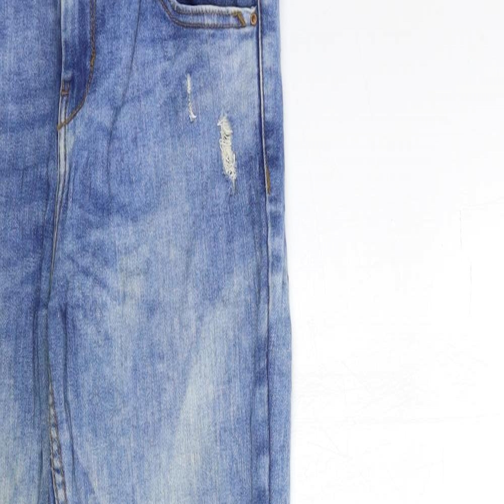 Zara Womens Blue  Denim Skinny Jeans Size 8 L31 in