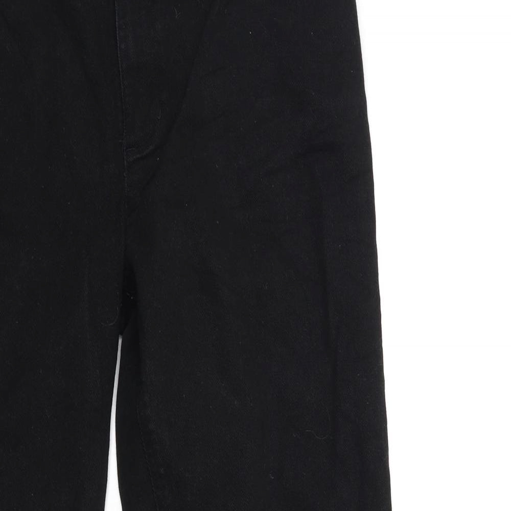 Ralph Lauren Womens Black  Denim Mom Jeans Size 14 L29 in