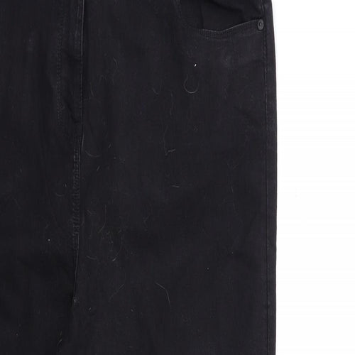 Studio Denim Womens Black  Denim Skinny Jeans Size 18 L27 in