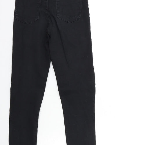 Denim & Co. Womens Black  Denim Skinny Jeans Size 4 L27 in
