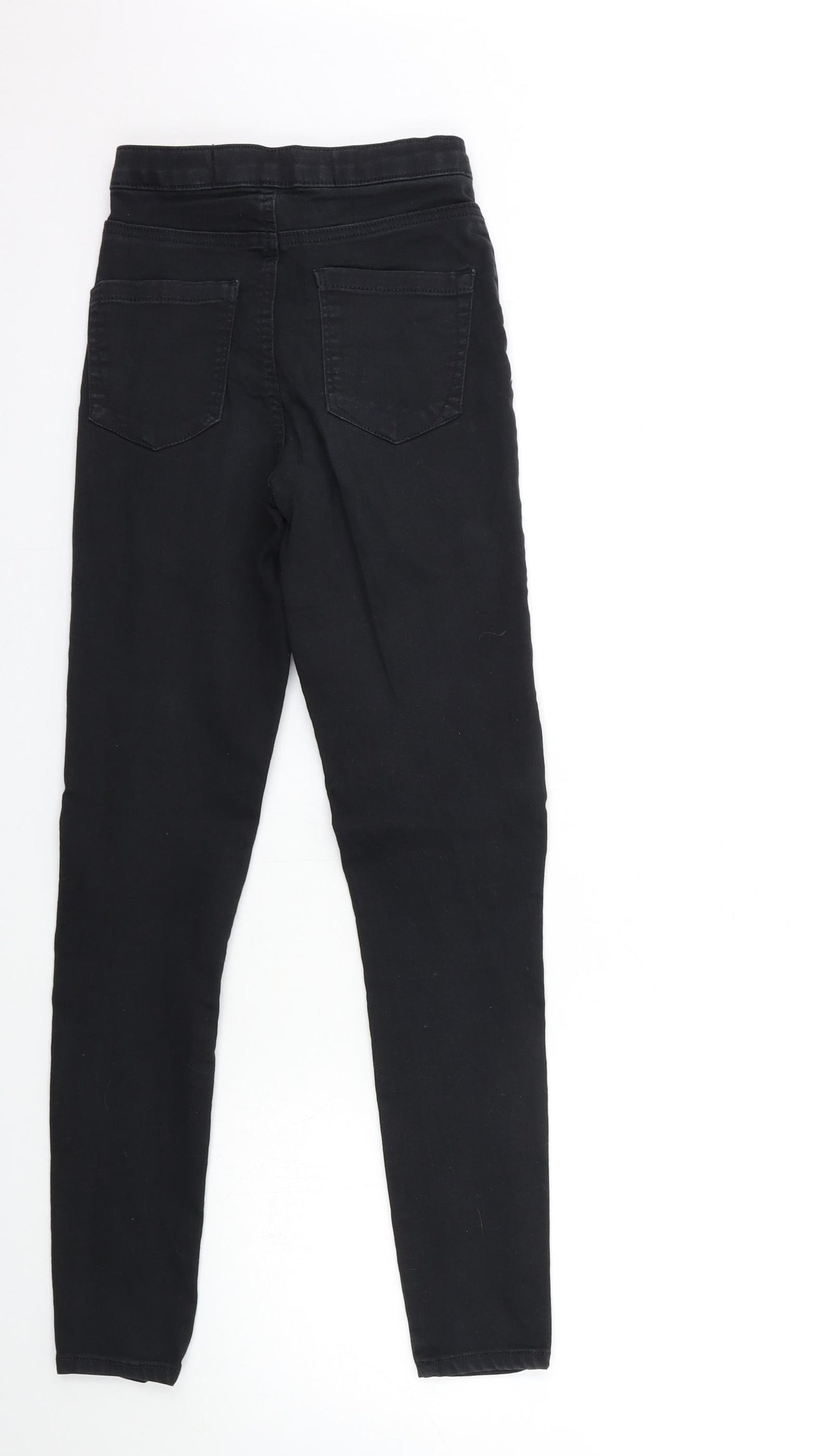 Denim & Co. Womens Black  Denim Skinny Jeans Size 4 L27 in