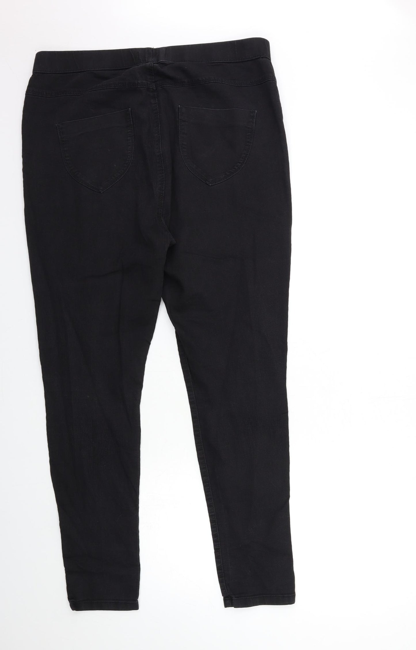 Dorothy Perkins Womens Black  Denim Skinny Jeans Size 18 L30 in