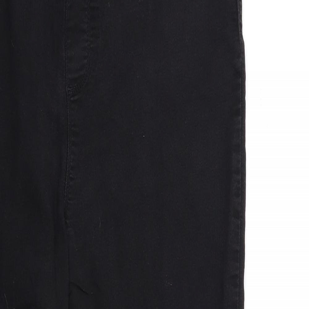 Dorothy Perkins Womens Black  Denim Skinny Jeans Size 18 L30 in