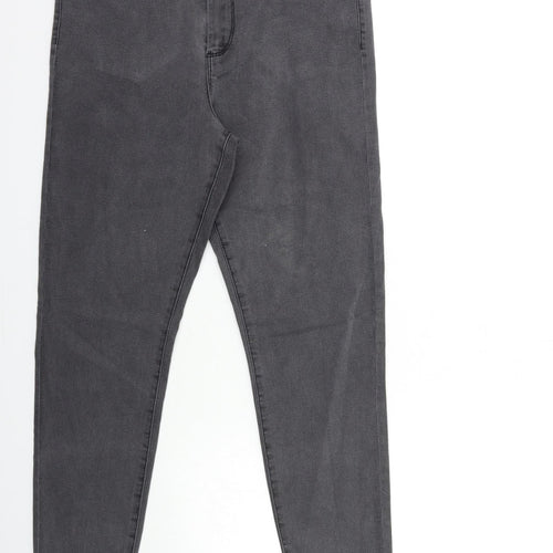 Denim & Co. Womens Grey  Denim Skinny Jeans Size 16 L28 in