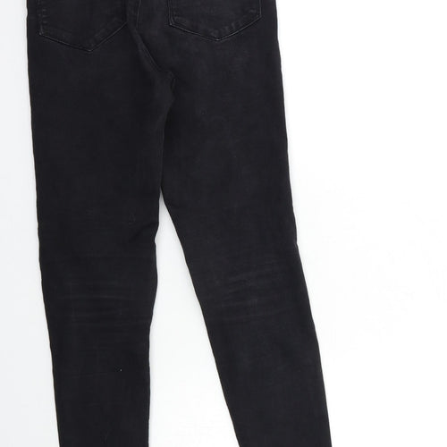 Denim & Co. Womens Black  Denim Skinny Jeans Size 10 L26 in