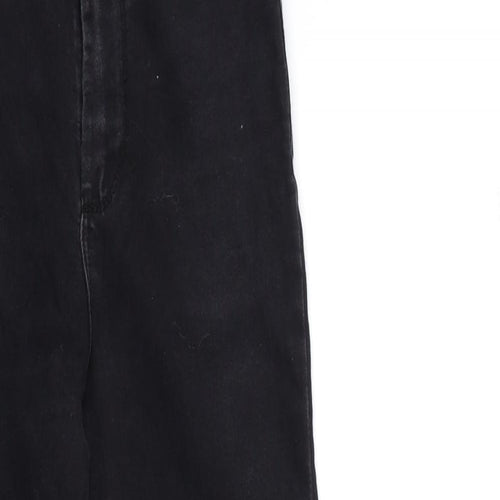 Denim & Co. Womens Black  Denim Skinny Jeans Size 10 L26 in