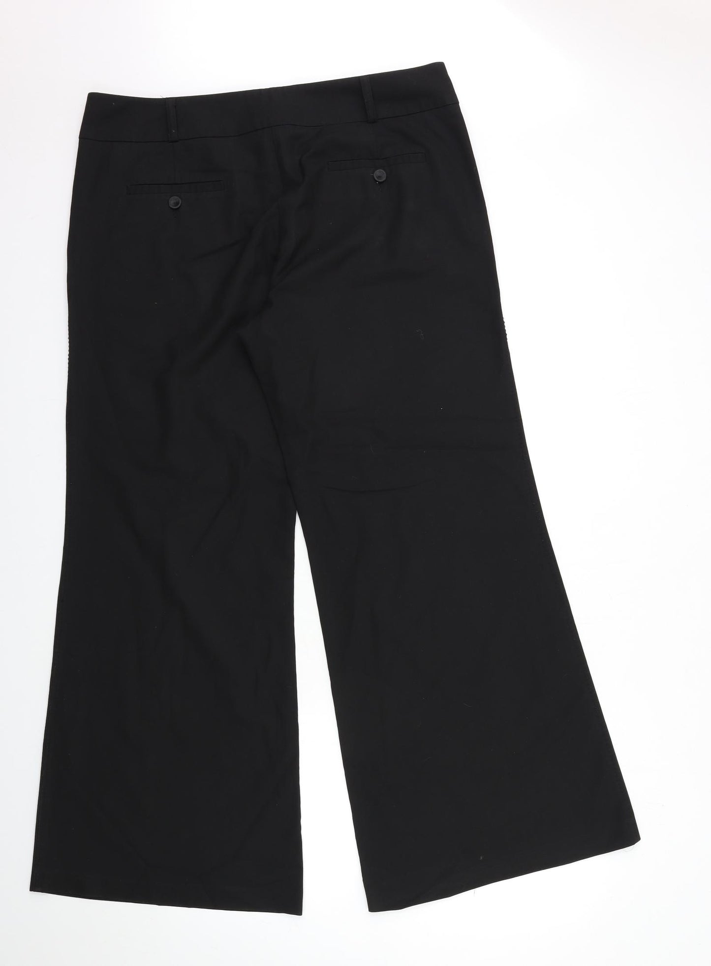 Marks and Spencer Womens Black   Windbreaker Trousers Size 16 L32 in