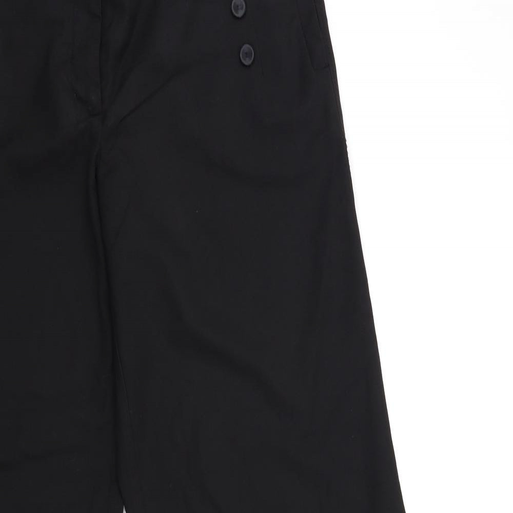 Marks and Spencer Womens Black   Windbreaker Trousers Size 16 L32 in