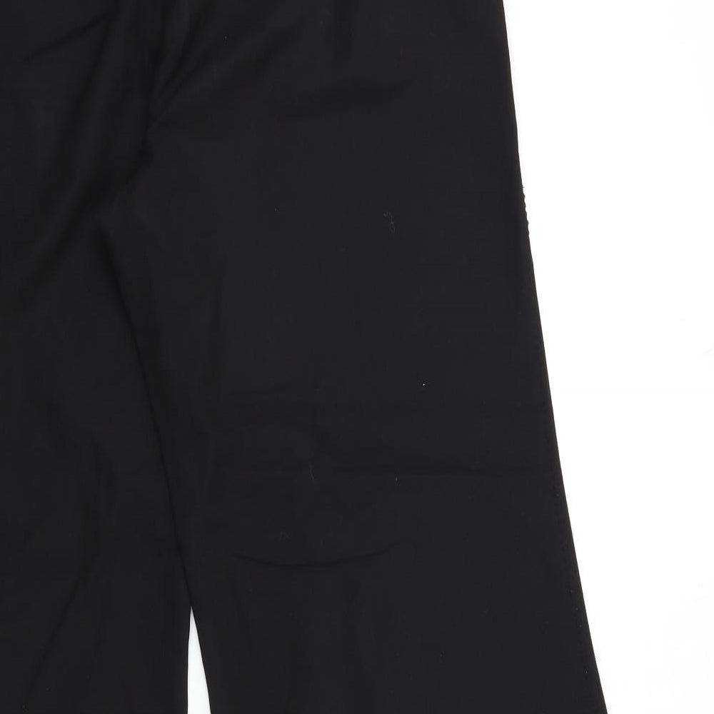 Marks and Spencer Womens Black   Windbreaker Trousers Size 16 L32 in