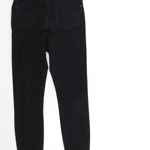 Denim & Co. Womens Black  Denim Skinny Jeans Size 10 L27 in