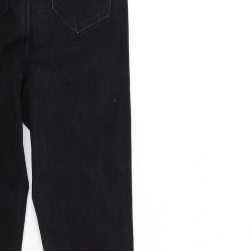 Denim & Co. Womens Black  Denim Skinny Jeans Size 10 L27 in