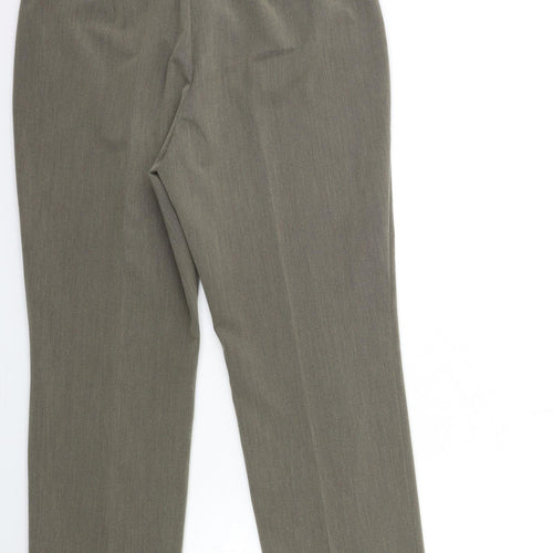 Marks and Spencer Womens Grey   Tapered Jeans Size 14 L29 in