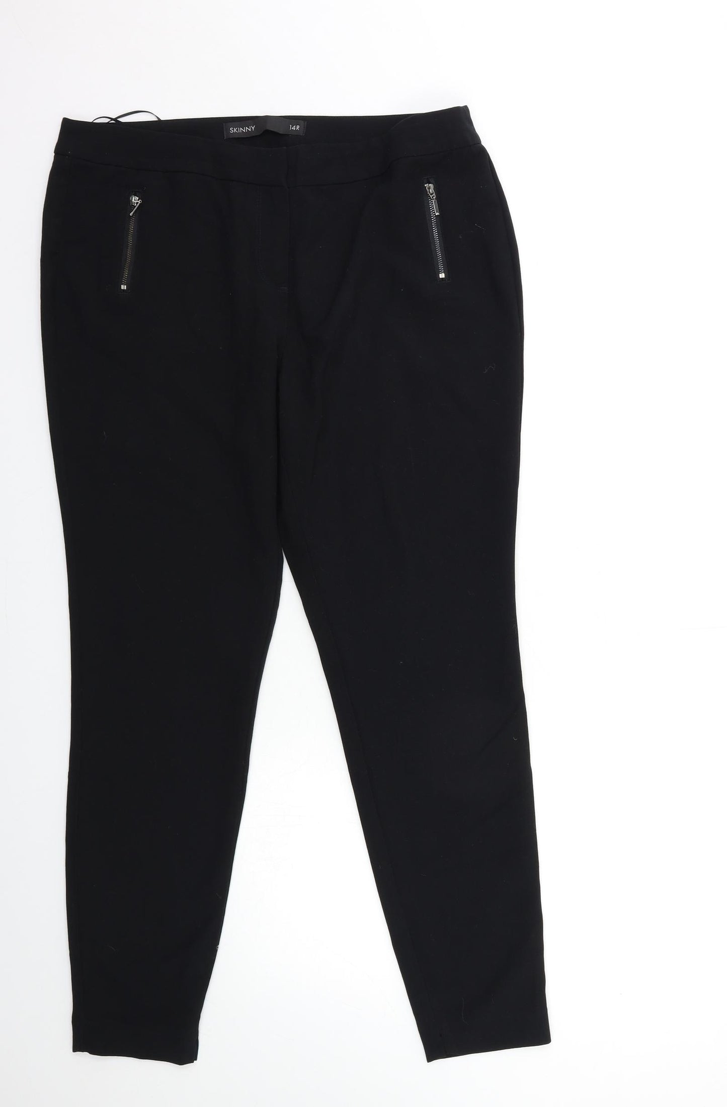 NEXT Womens Black   Trousers  Size 14 L30 in