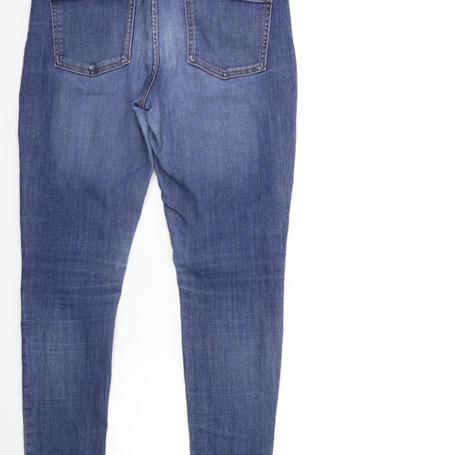 Preworn Womens Blue  Denim Skinny Jeans Size 30 in L28 in