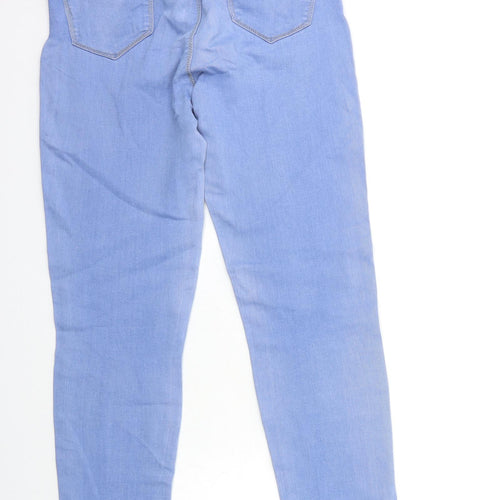 Denim & Co. Womens Blue  Denim Skinny Jeans Size 10 L28 in