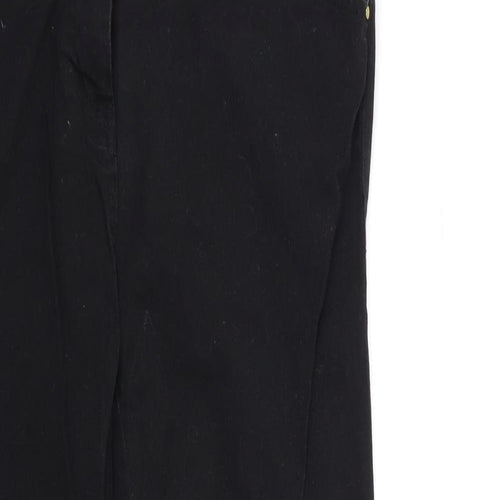 River Island Womens Black  Denim Straight Jeans Size 14 L30 in