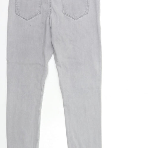 Denim & Co. Womens Grey  Denim  Leggings Size 10 L27 in