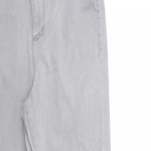 Denim & Co. Womens Grey  Denim  Leggings Size 10 L27 in