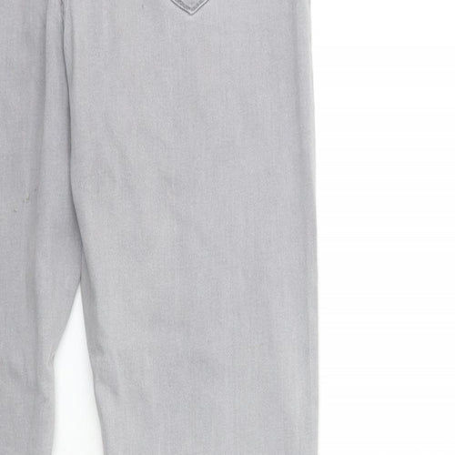 Denim & Co. Womens Grey  Denim  Leggings Size 10 L27 in