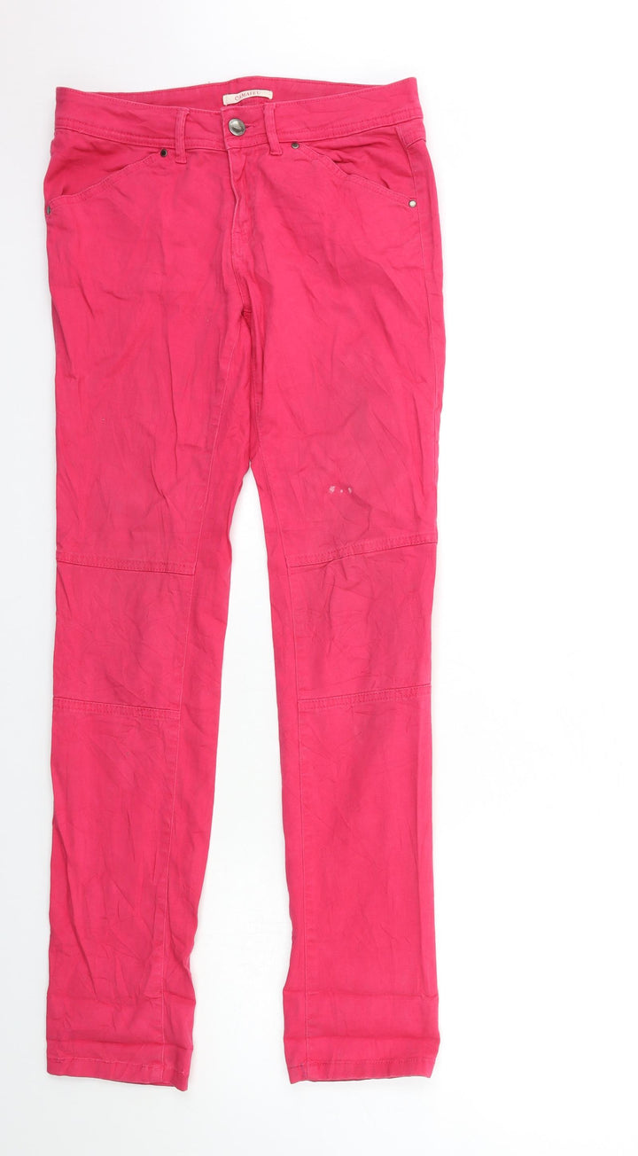 Camieu Womens Pink  Denim Skinny Jeans Size 10 L33 in