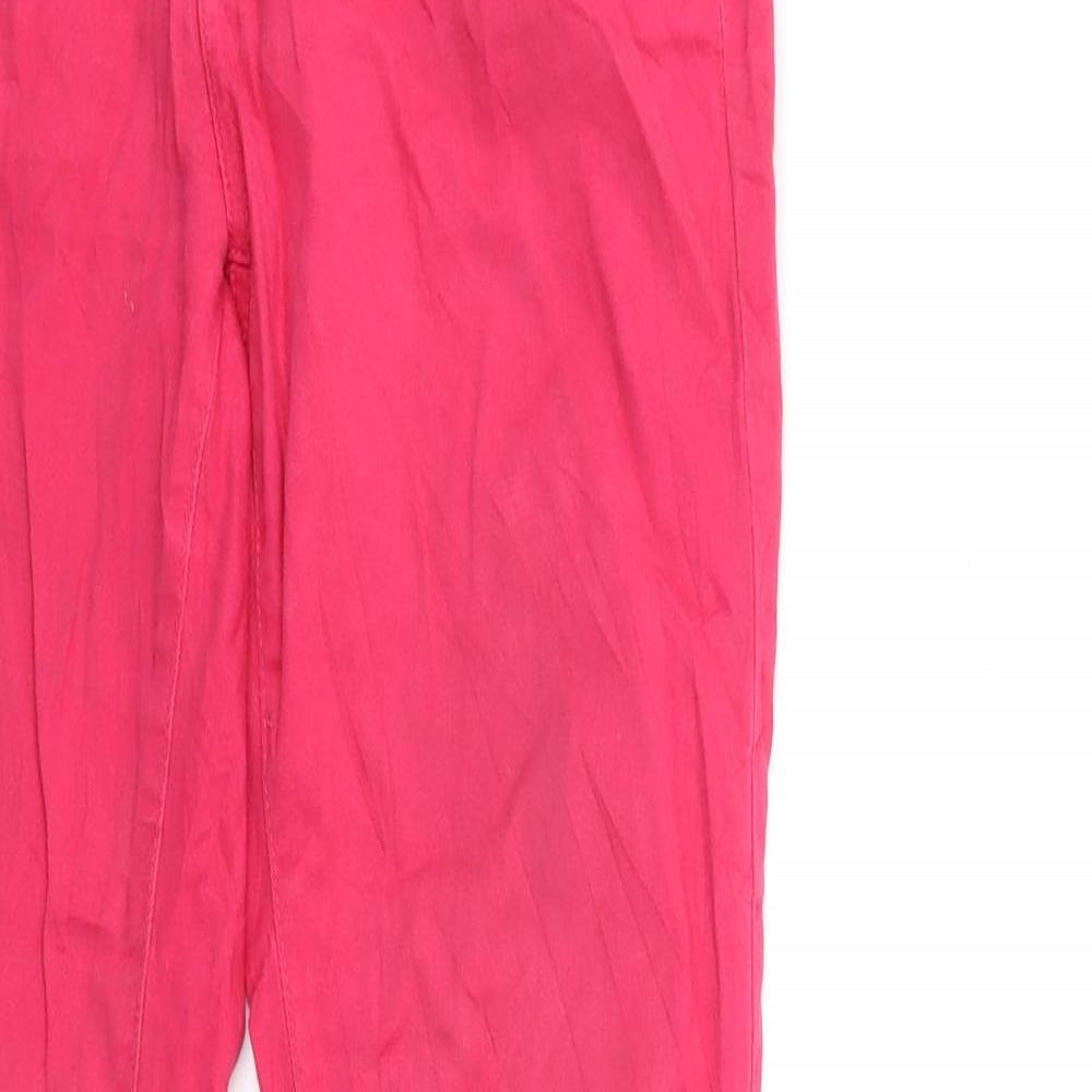 Camieu Womens Pink  Denim Skinny Jeans Size 10 L33 in
