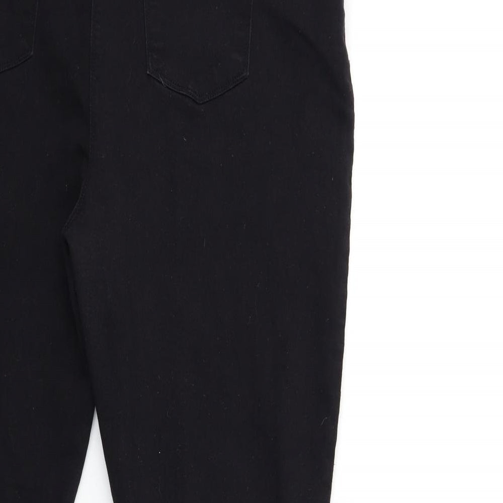 Simply Be Womens Black  Denim Bootcut Jeans Size 24 L28 in