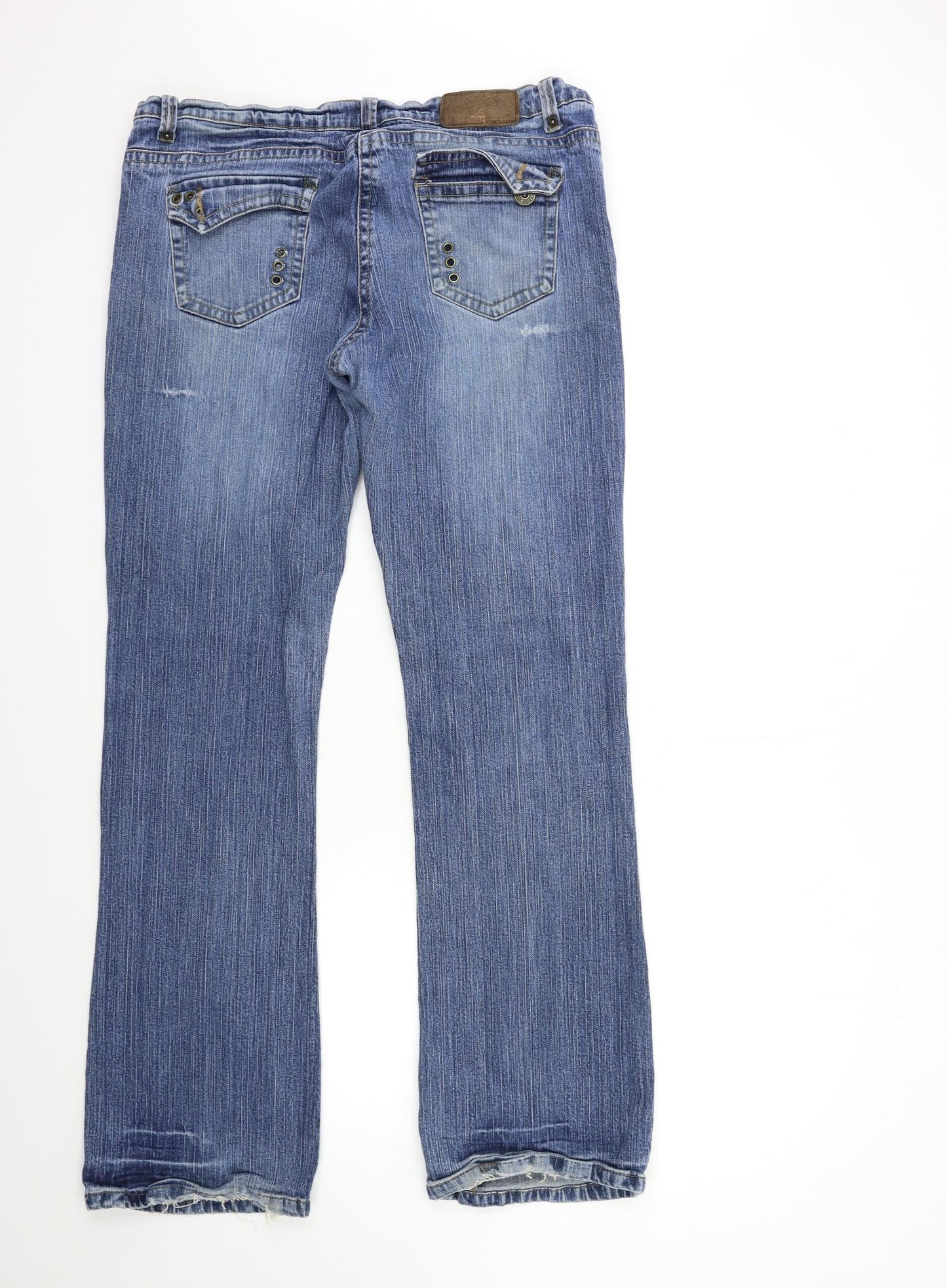 Dorothy Perkins Womens Blue  Denim Bootcut Jeans Size 16 L32 in