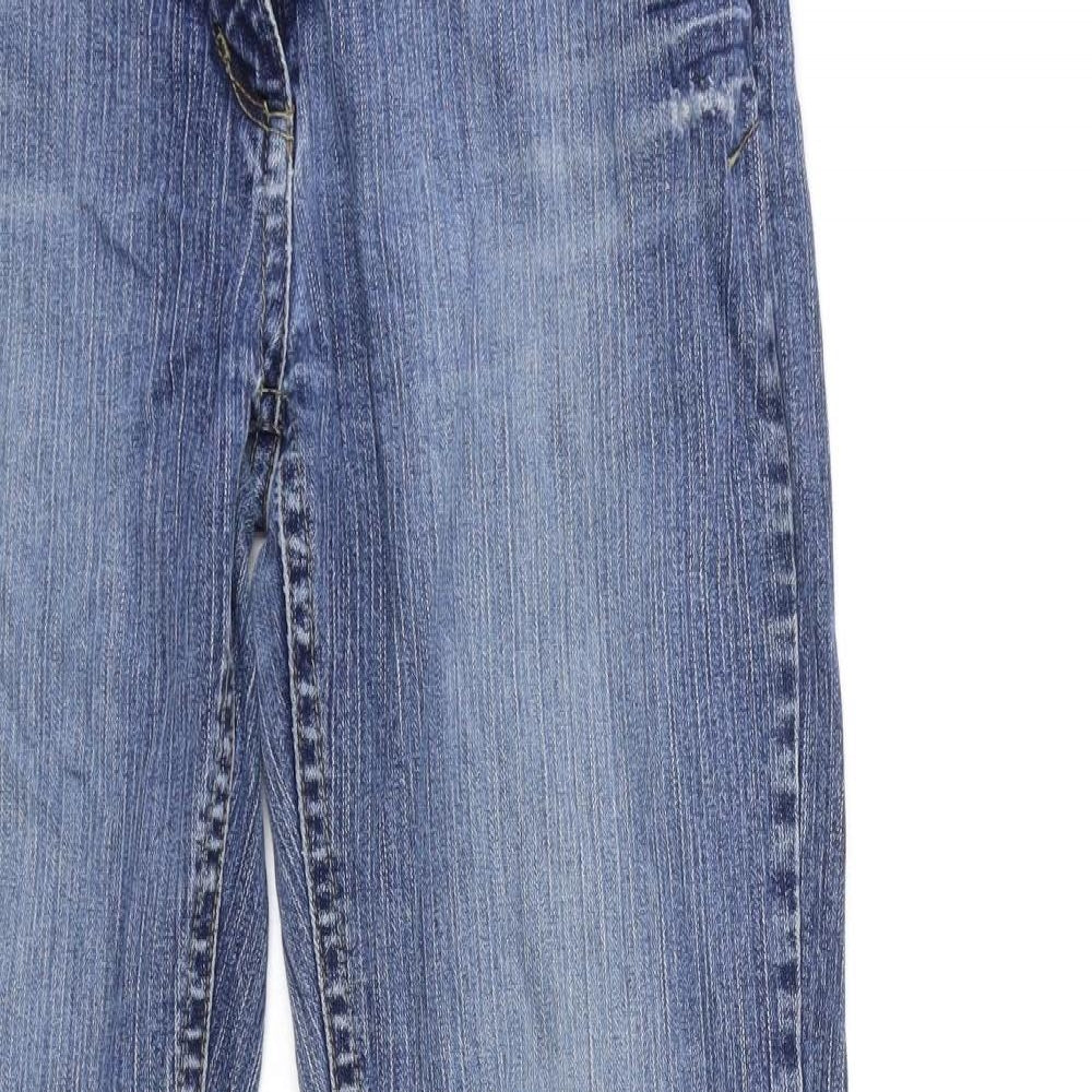 Dorothy Perkins Womens Blue  Denim Bootcut Jeans Size 16 L32 in