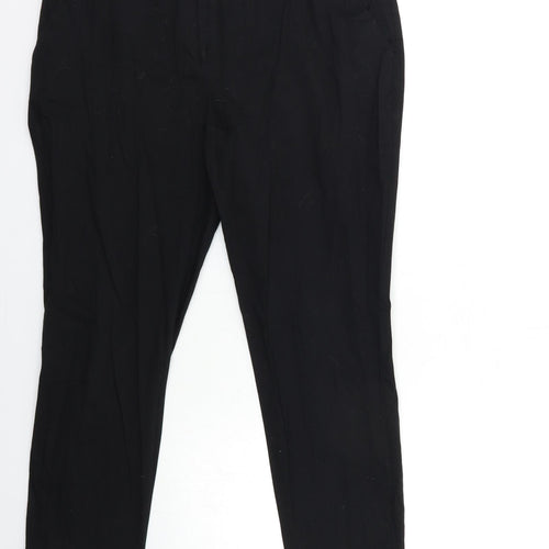 Dorothy Perkins Womens Black   Trousers  Size 14 L20 in