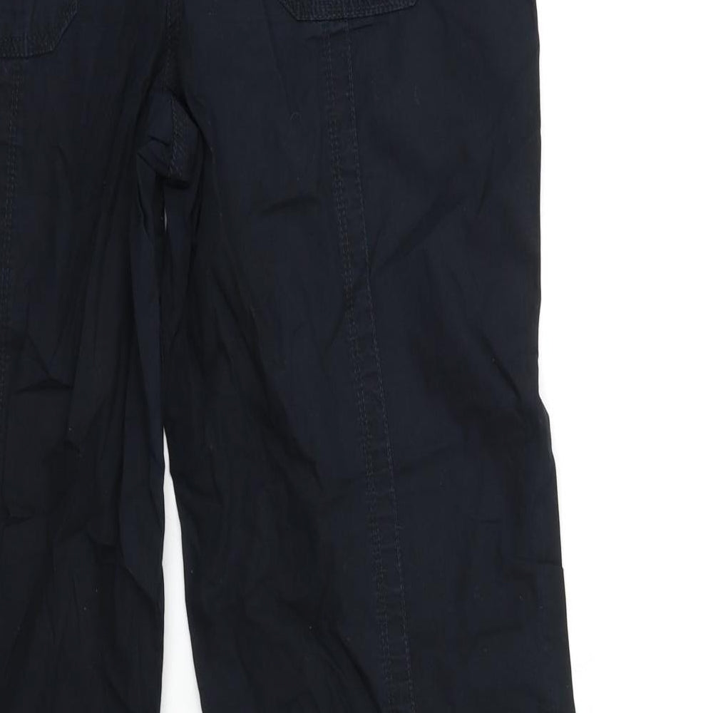 George Womens Black   Cargo Trousers Size 14 L30 in