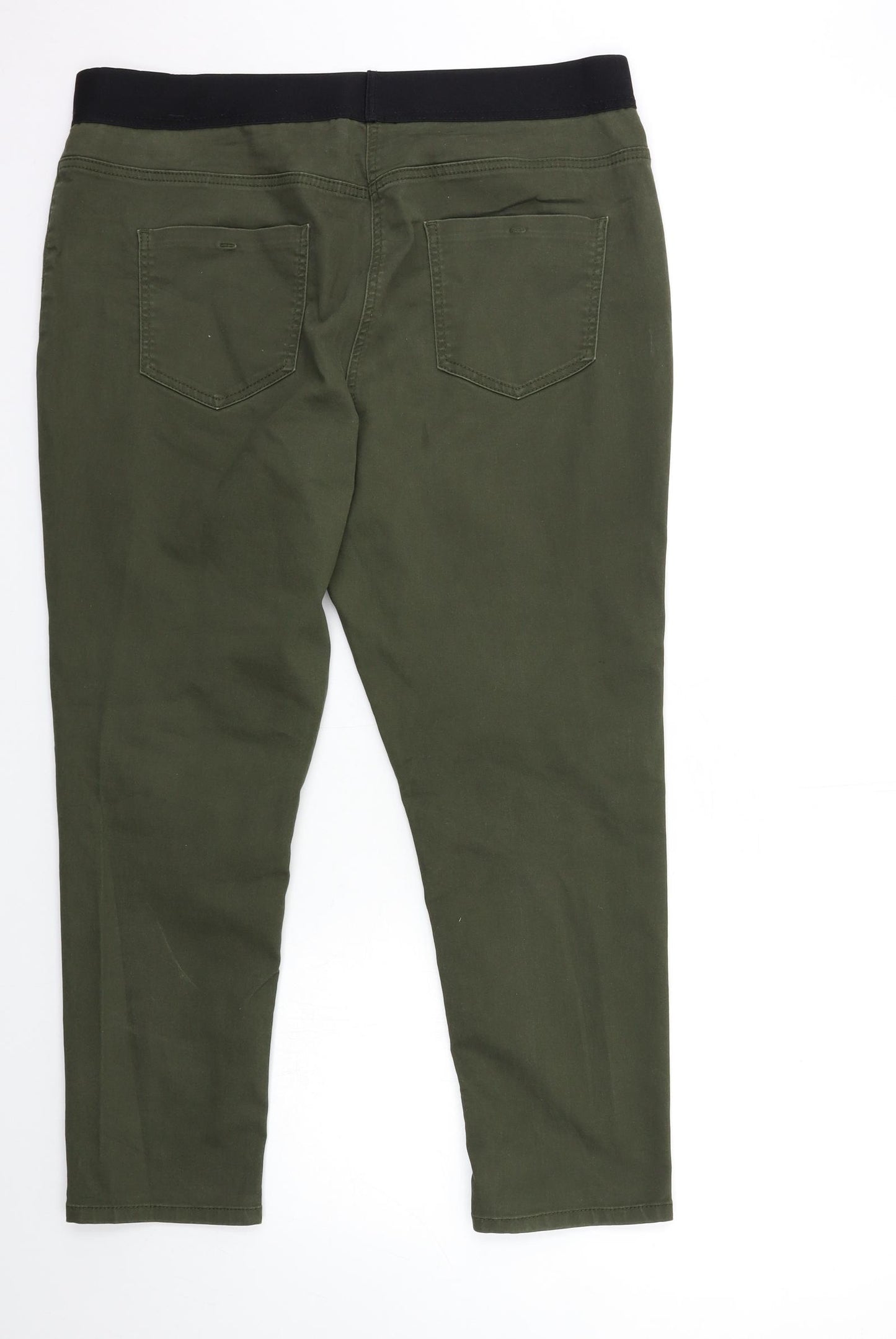 Preworn Womens Green  Denim Jegging Jeans Size 36 in L27 in